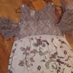 Cold shoulder blouse